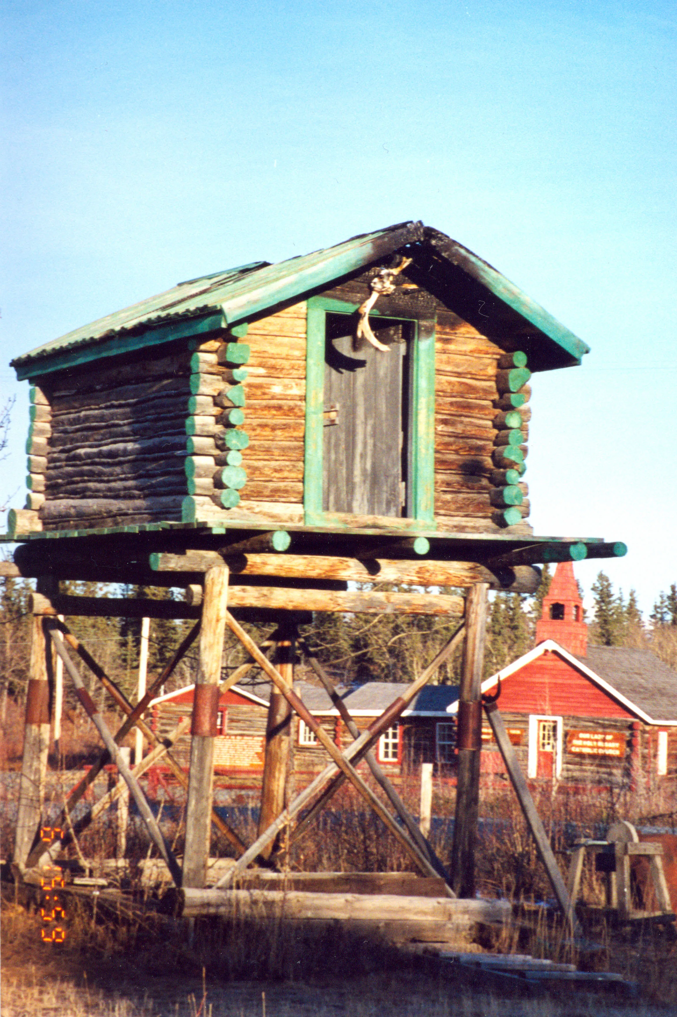 Archival photo from the Kluane First Nation community